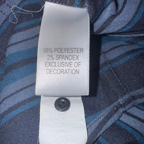 Men's Duluth Untucked Alaskan Hardgear Button-down Standard fit Medium Striped - Picture 12 of 12